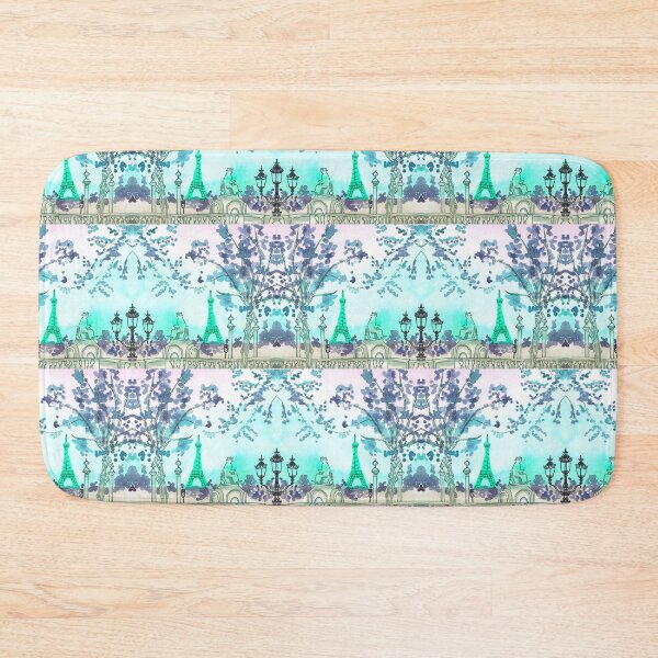 Item preview, Paris Tuileries blue stripe pattern designed and sold by Anna Rivet.