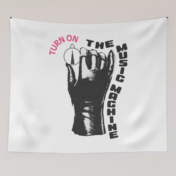 Item preview, Vintage 60s Garage Rock Print | Retro Music Machine designed and sold by theoralcollage.