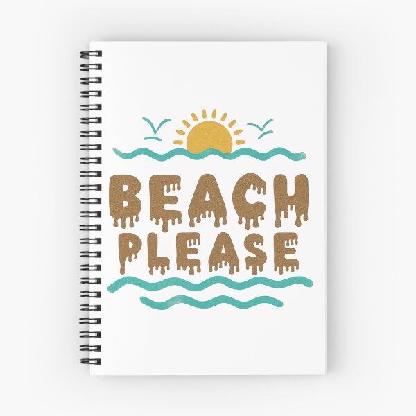 Item preview, Beach Please Dripping Sand letters designed and sold by FitEnvy.