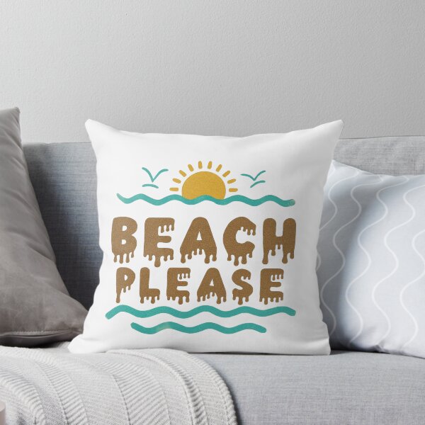 Item preview, Beach Please Dripping Sand letters designed and sold by FitEnvy.