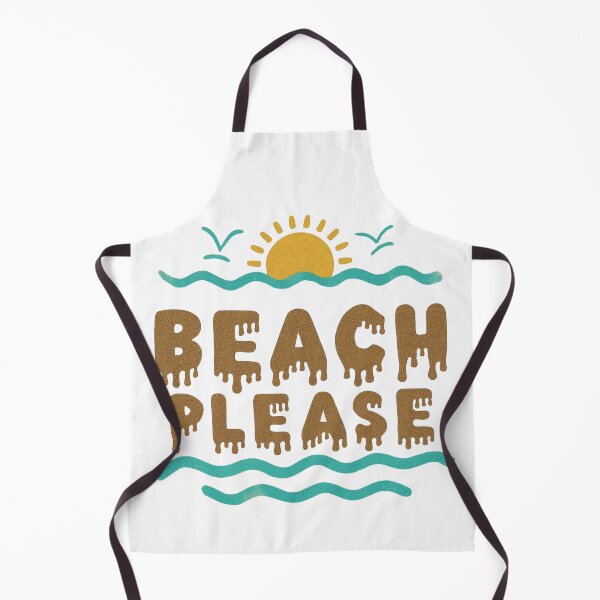Item preview, Beach Please Dripping Sand letters designed and sold by FitEnvy.