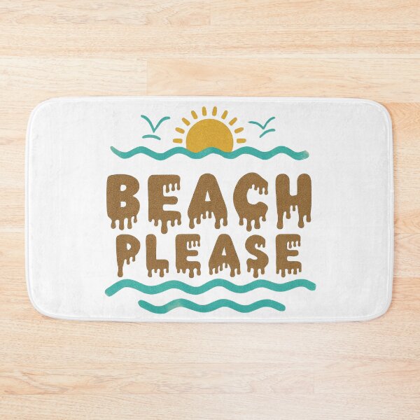 Item preview, Beach Please Dripping Sand letters designed and sold by FitEnvy.