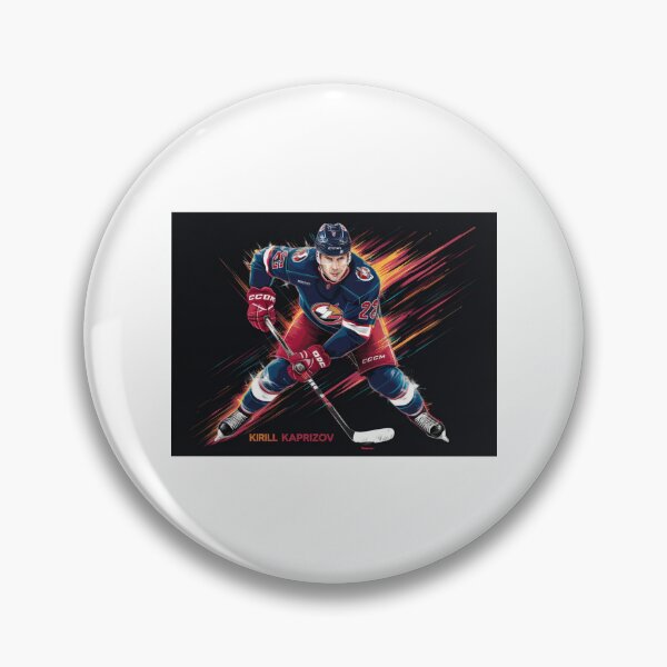 Item preview, Dynamic Kirill Kaprizov Hockey Art - Speed and Talent designed and sold by Colorful-Garden.