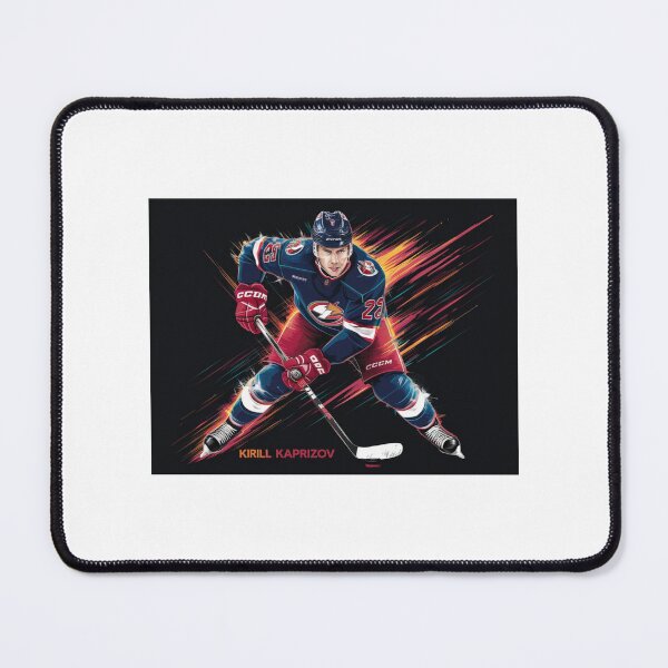 Item preview, Dynamic Kirill Kaprizov Hockey Art - Speed and Talent designed and sold by Colorful-Garden.