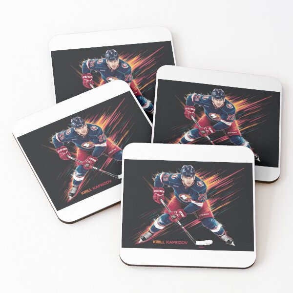 Item preview, Dynamic Kirill Kaprizov Hockey Art - Speed and Talent designed and sold by Colorful-Garden.