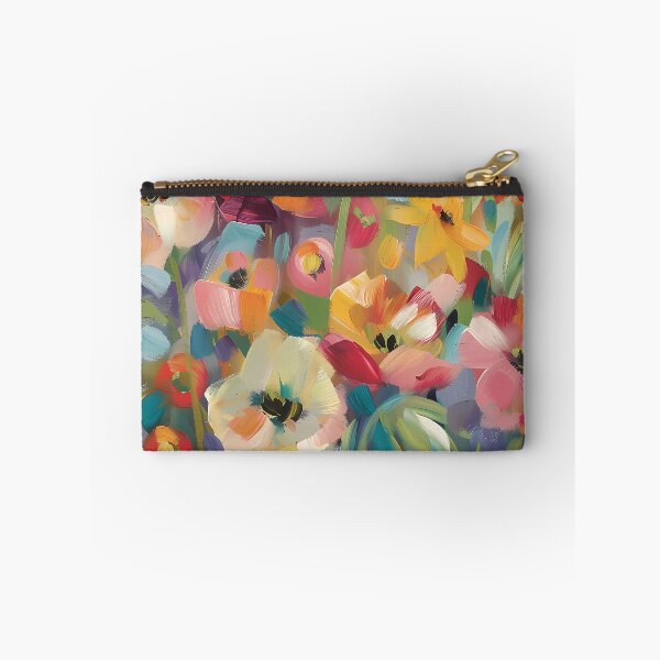 Item preview, Floral Pattern Colorful Flowers Print, Apparel Fabric Flower Design, Vibrant Bloom Decorative Pattern, Household Item Decor designed and sold by MTJ-Mushrooms.
