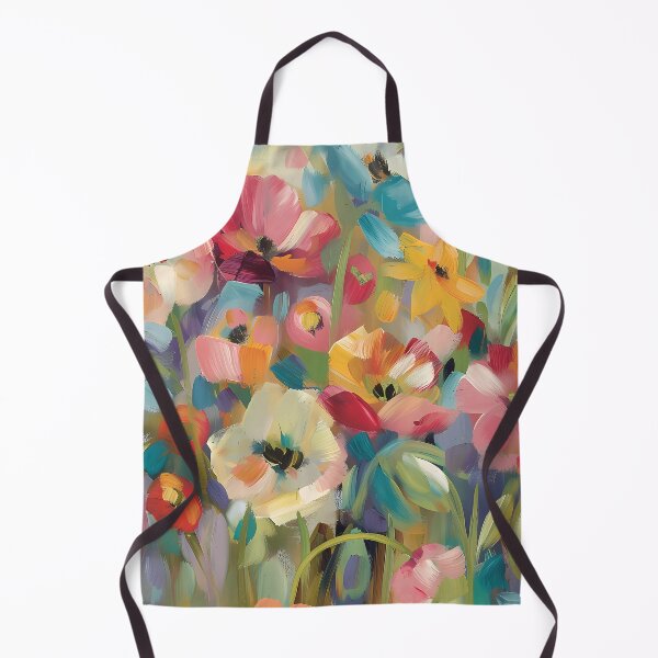 Item preview, Floral Pattern Colorful Flowers Print, Apparel Fabric Flower Design, Vibrant Bloom Decorative Pattern, Household Item Decor designed and sold by MTJ-Mushrooms.