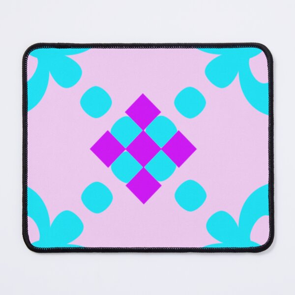Item preview, Pink and Blue Quatrefoil Burst designed and sold by youme63.