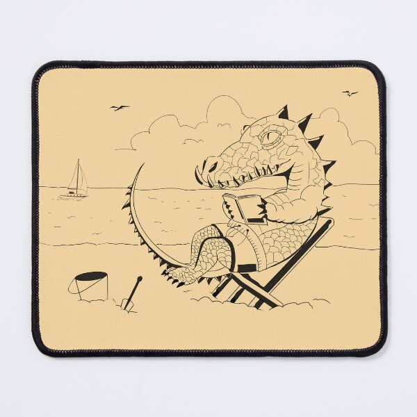 Item preview, Crocodile on the beach designed and sold by lukin0z.