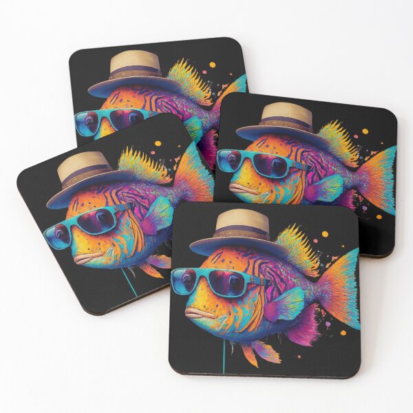 Item preview, Colorful Funky Fish designed and sold by FitEnvy.