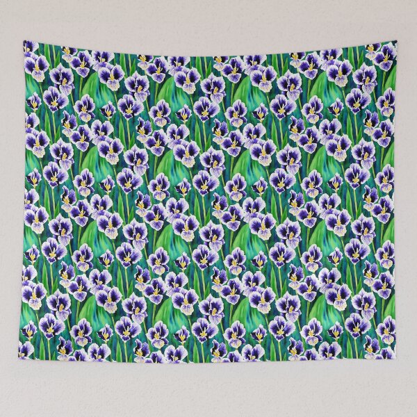 Item preview, Watercolor Irises designed and sold by Ms. Counterclockwise.