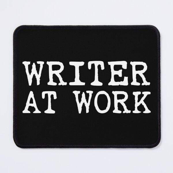 Item preview, Writer At Work (white version) designed and sold by Elvin Dantes.