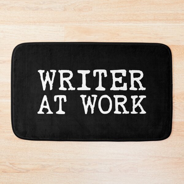 Item preview, Writer At Work (white version) designed and sold by Elvin Dantes.
