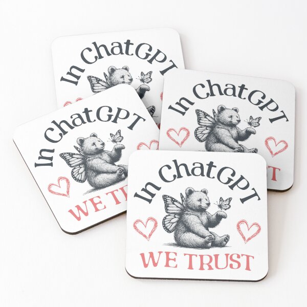 Item preview, In Chat GPT We Trust designed and sold by CozyLightsStore.