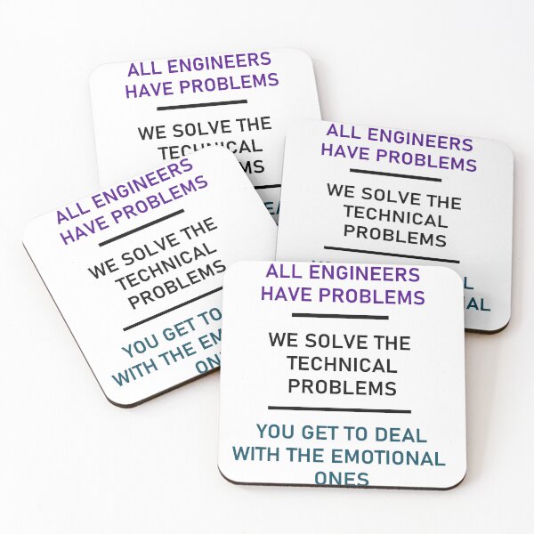 Item preview, Engineers have Problems designed and sold by Misfitcane.