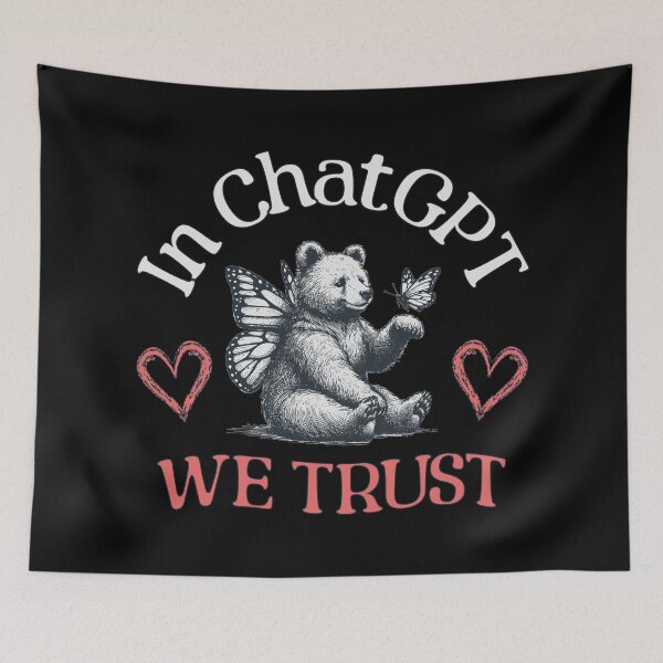 Item preview, In Chat GPT We Trust designed and sold by CozyLightsStore.