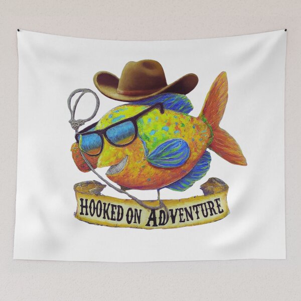 Item preview, Hooked on Adventure designed and sold by FitEnvy.