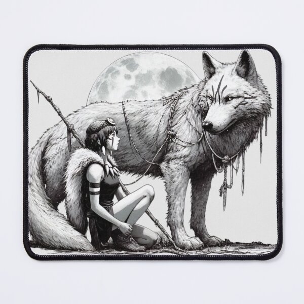 Item preview, Spirit Wolf and San designed and sold by AnimeArtStudio.