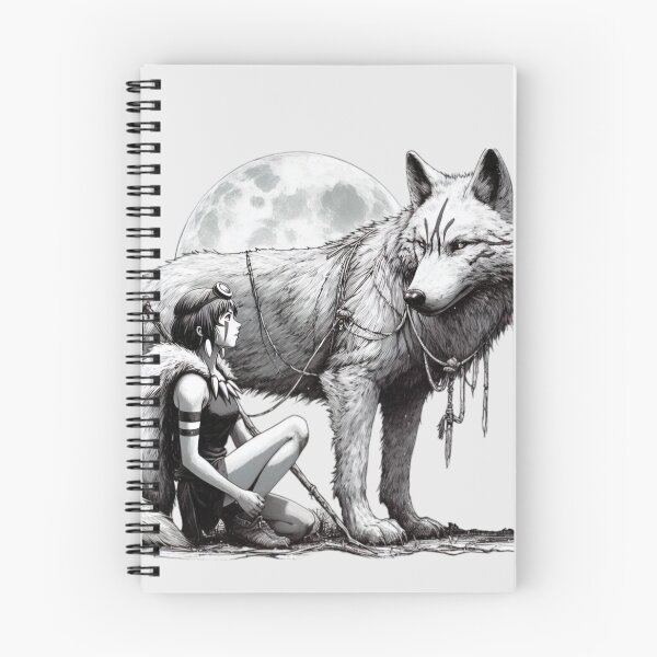 Item preview, Spirit Wolf and San designed and sold by AnimeArtStudio.
