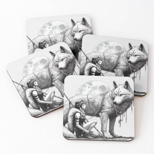 Item preview, Spirit Wolf and San designed and sold by AnimeArtStudio.