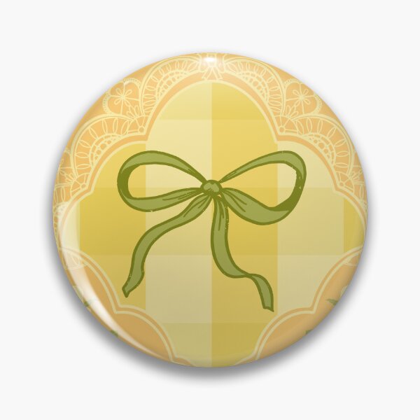 Item preview, Preppy Bows, Lace and Roses - Green & Gold designed and sold by Promagine.