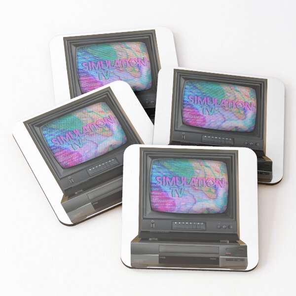 Item preview, 'Simulation TV' Retro 90's Tv VCR  designed and sold by Venus-in-Virgo.