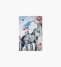 Elephant pouring love Art Board