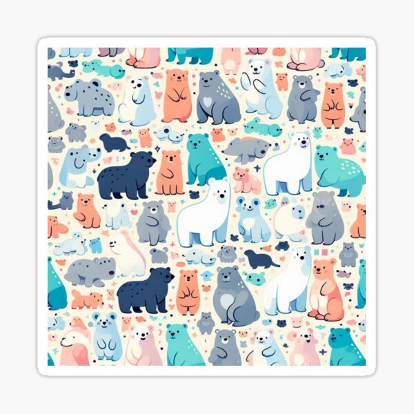 Item preview, Majestic Polar Bear in the Arctic Chill designed and sold by Color and Curve.