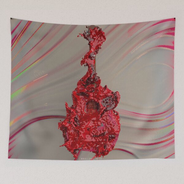 Item preview, Red Guitar (Blood) designed and sold by mullerdesign.