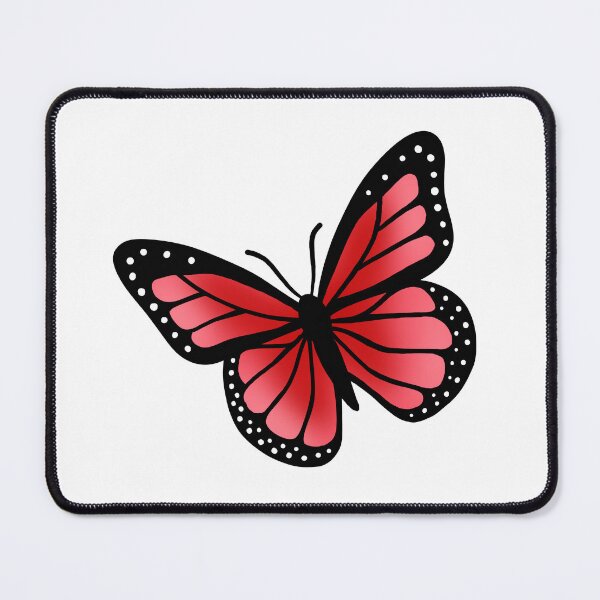 Item preview, Red Butterfly | Minimalistic Tattoo Design Style, Line Art Illustration designed and sold by bymtsef.