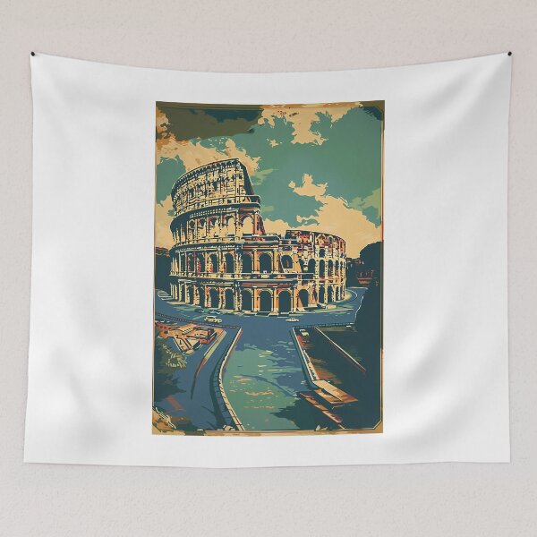 Item preview, Retro poster "The Colosseum" designed and sold by MidArtForge.
