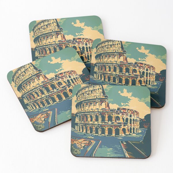 Item preview, Retro poster "The Colosseum" designed and sold by MidArtForge.