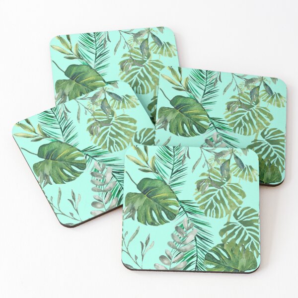 Item preview, Green leaves pattern  designed and sold by Lily  Bloom.