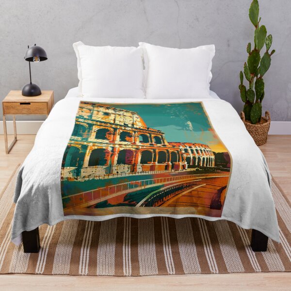 Item preview, Retro poster "The Colosseum" designed and sold by MidArtForge.