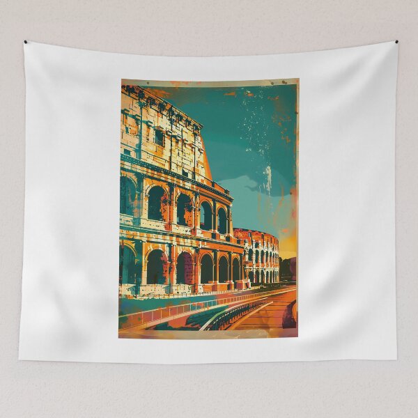 Item preview, Retro poster "The Colosseum" designed and sold by MidArtForge.