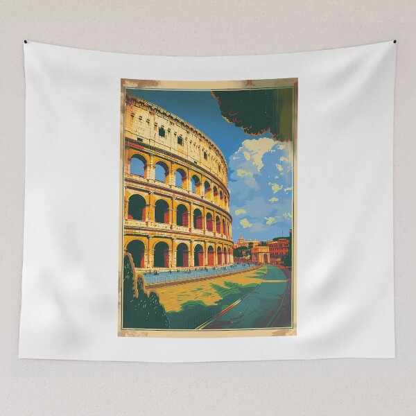 Item preview, Retro poster "The Colosseum" designed and sold by MidArtForge.