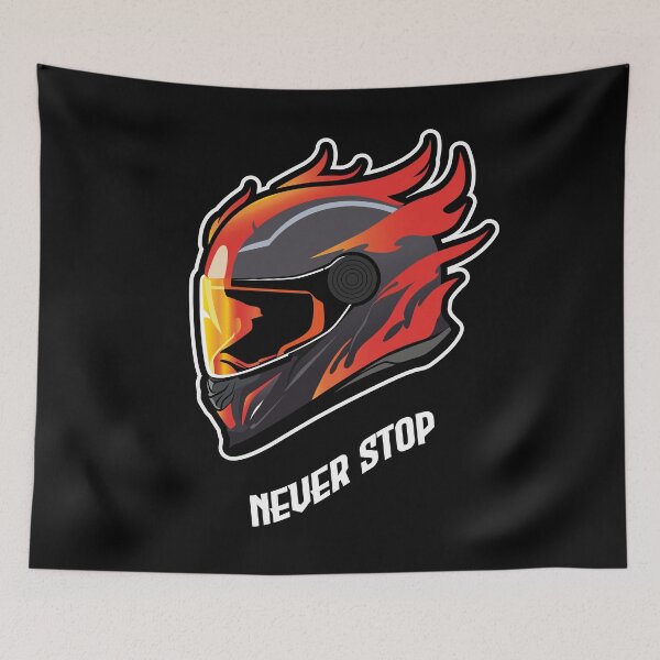 Item preview, Unstoppable Speed, Biker on Fire designed and sold by Designial.