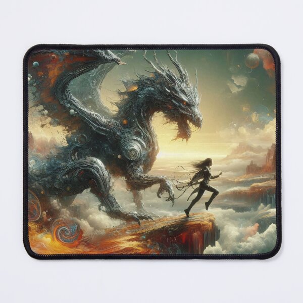 Item preview, Lady with dragon designed and sold by Digital-Martin.