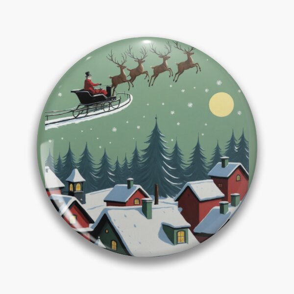 Item preview, Santa and His Sleigh designed and sold by RaeWhimsy.