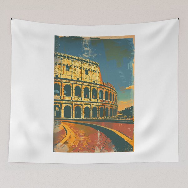 Item preview, Retro poster "The Colosseum" designed and sold by MidArtForge.