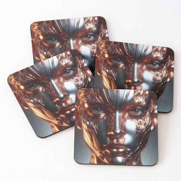 Item preview, Portrait of a woman in polished copper designed and sold by Digital-Martin.