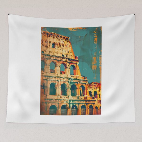 Item preview, Retro poster "The Colosseum" designed and sold by MidArtForge.