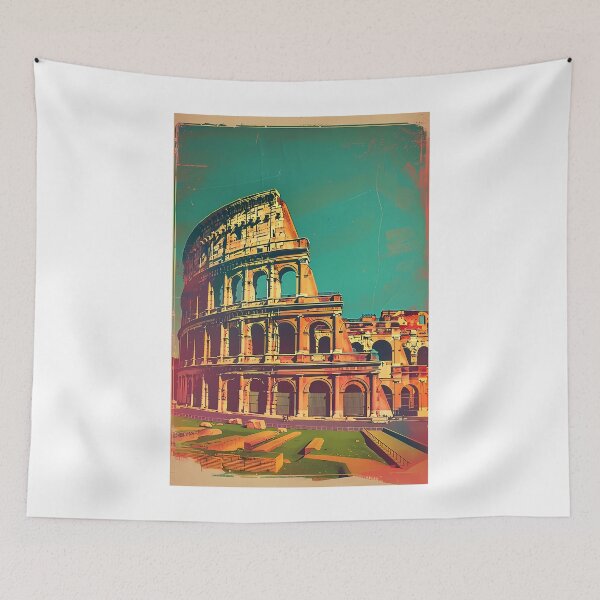 Item preview, Retro poster "The Colosseum" designed and sold by MidArtForge.