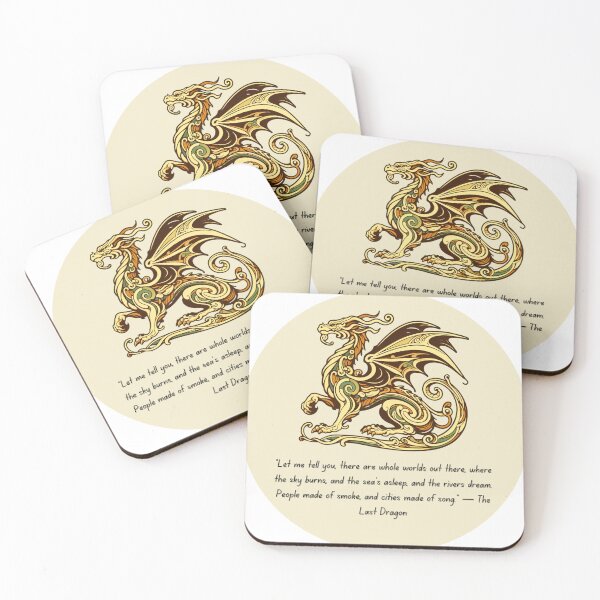Item preview, The Last Dragon Quote designed and sold by Cariselle CozyCorner.