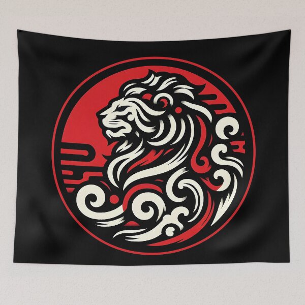 Item preview, red lion designed and sold by aliraweb.