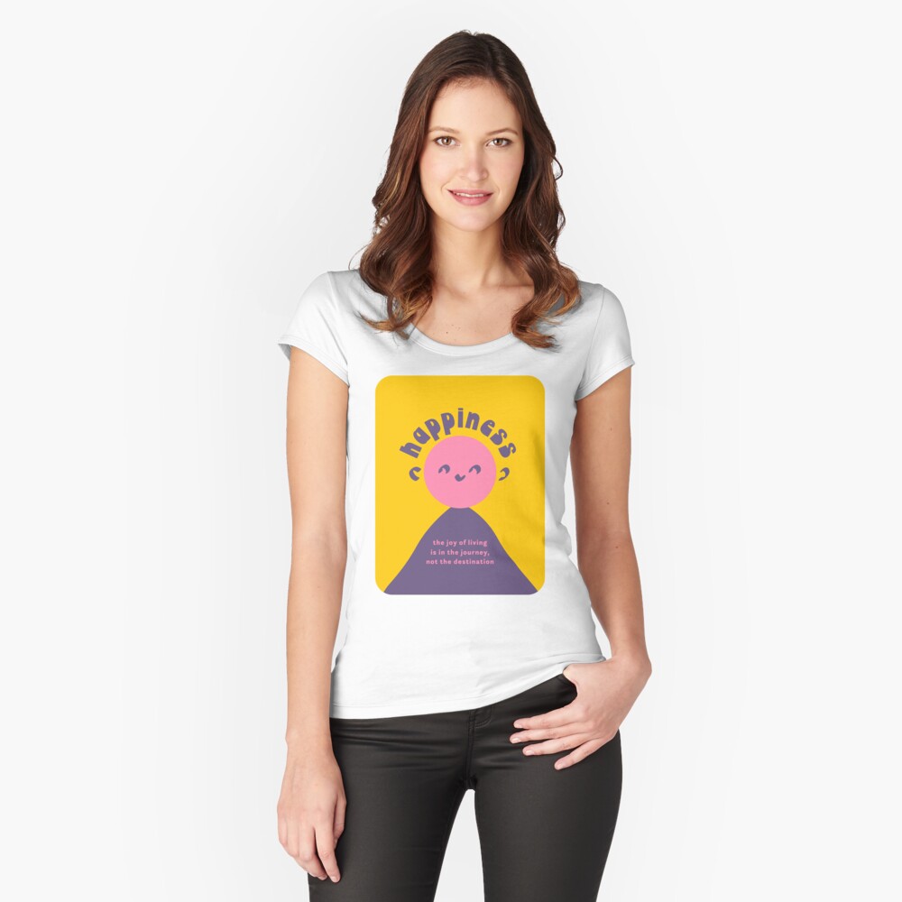 Item preview, Fitted Scoop T-Shirt designed and sold by GosiaArtGarden.