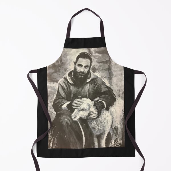 Item preview, Young Saint Pio and the Little Lamb designed and sold by Artdesrapides.