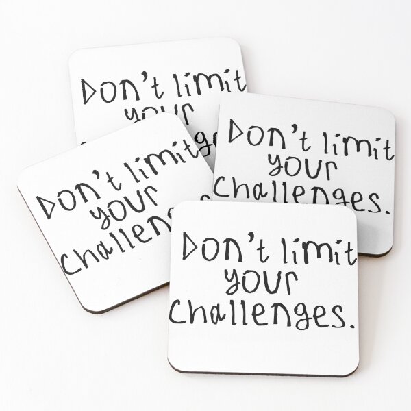 Item preview, Don't limit your challenges designed and sold by kinpirks.