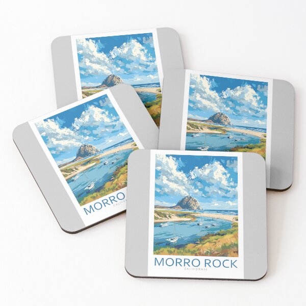 Item preview, Morro Rock California - United States - Travel art designed and sold by Marciolini.