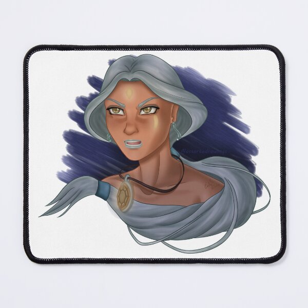 Item preview, Angry magical woman with magical jewel. designed and sold by AssortedDrawings.